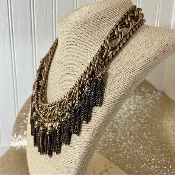 Vintage Multi Strand Tassel Necklace - Picture 5 of 7